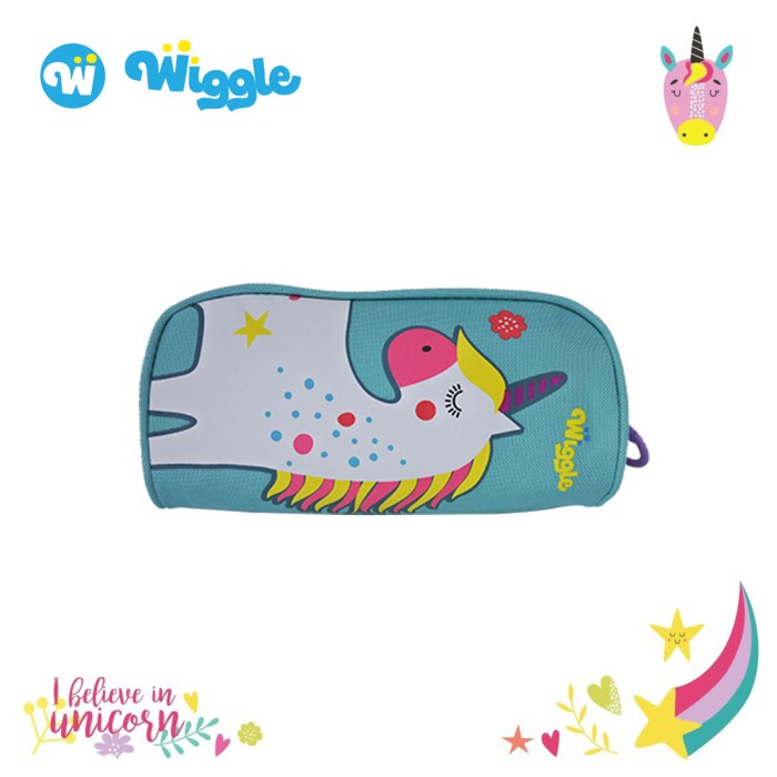 

WIGGLE UNICORN BIG ZIPPER PENCIL CASE