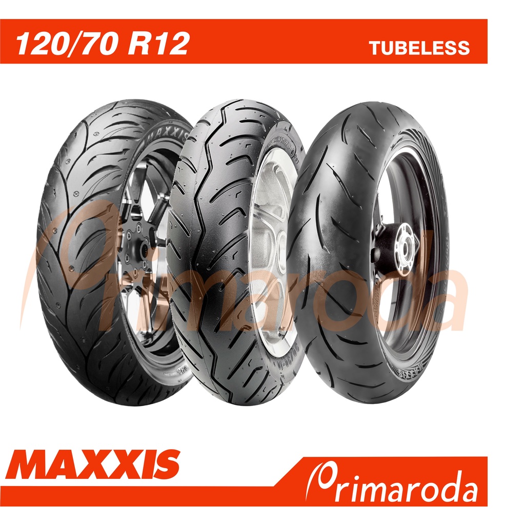 Ban Belakang Vespa Sprint 150 Tubeless Maxxis 120/70 Ring 12