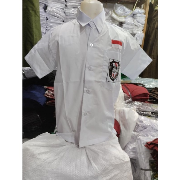 Jual Baju Seragam Sekolahseragam Sekolah Putih Lengan Pendek Sd Mts