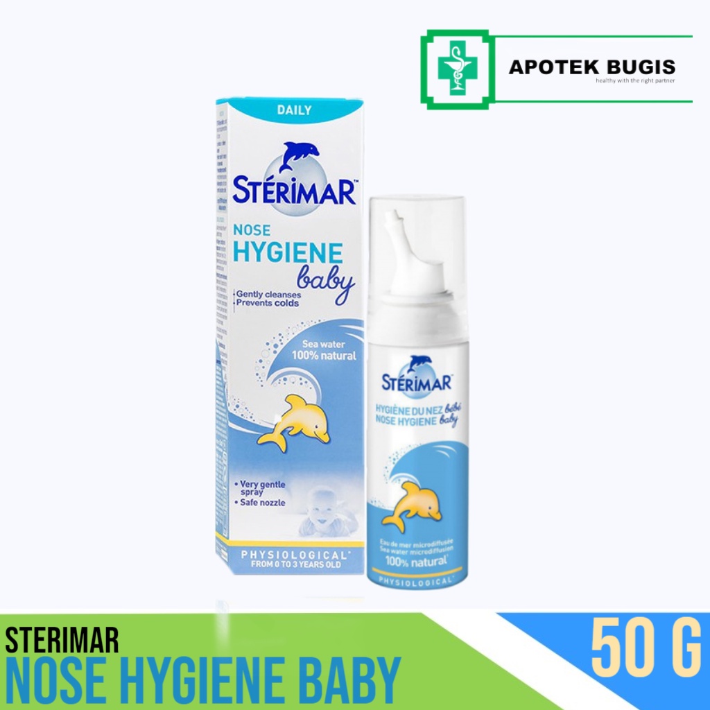 STERIMAR Nose Hygiene Baby Size 50g 150 Semprot Mengurangi Kotoran Hidung Dengan Lembut