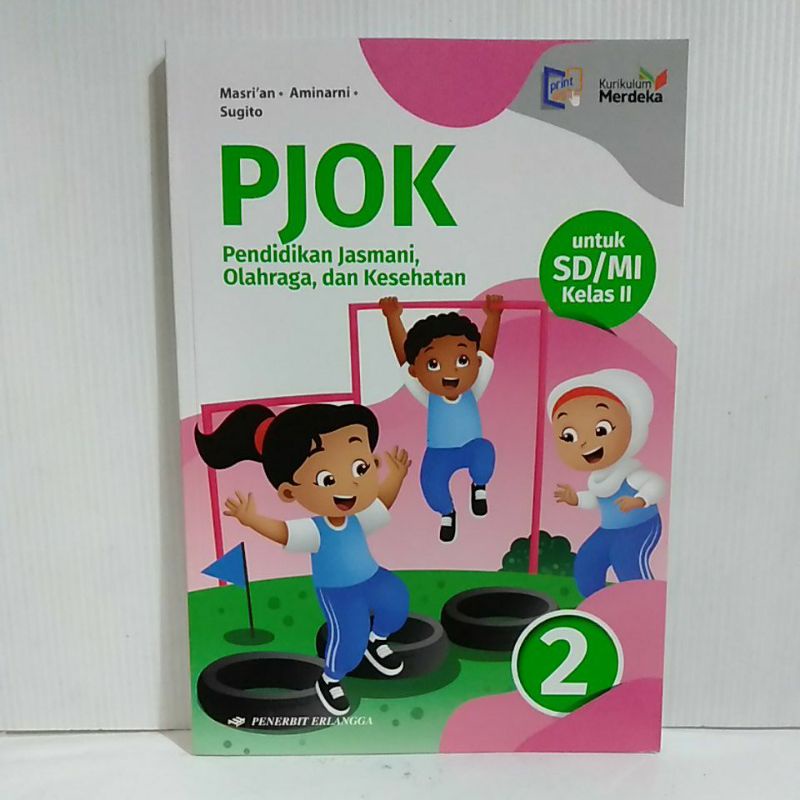 Pjok Kelas 2 Sd Kurikulum Merdeka Erlangga Original