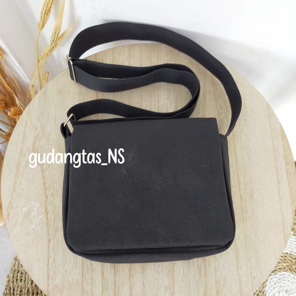 HAKO BAG / Tas Selempang Kanvas / Mini Canvas Bag Murah / BISA COD