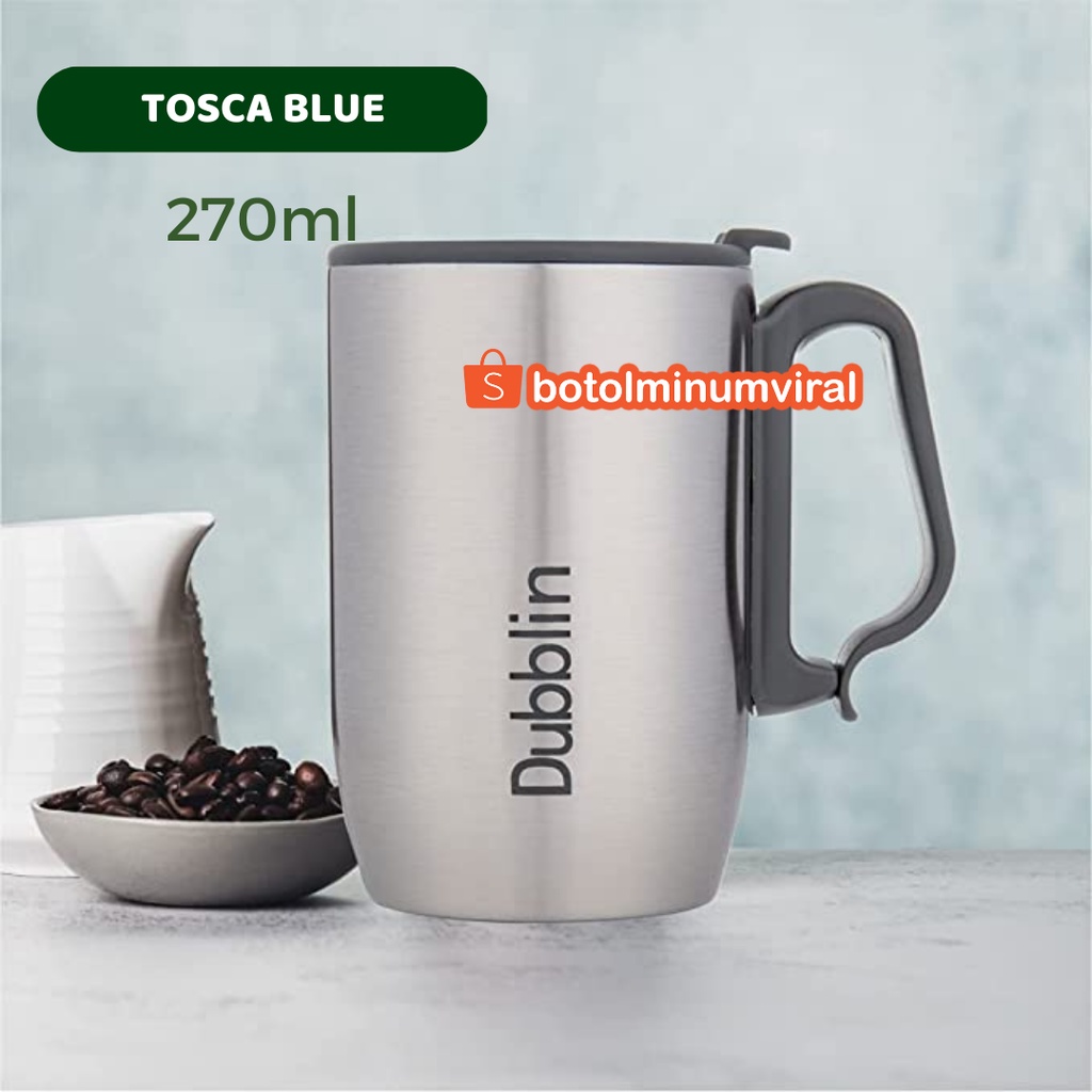 Mug Stainless Steel Tumbler Coffee Tea Hot Cold Aesthetic Gift Refresh 350 ml