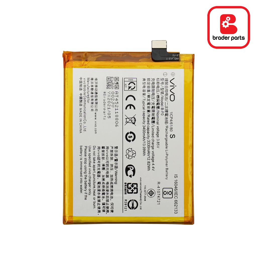BATERAI VIVO V11 PRO BATTERY VIVO B-F0 BATERAI VIVO BF0 V11 PRO ORIGINAL