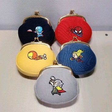 Pouch Coin Dompet Koin Purse Miniso X Marvel (Original)