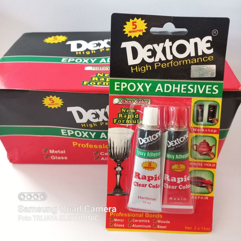 Jual Lem Dextone Rapid Epoxy Adhesives Ml Lem Speaker Shopee Indonesia