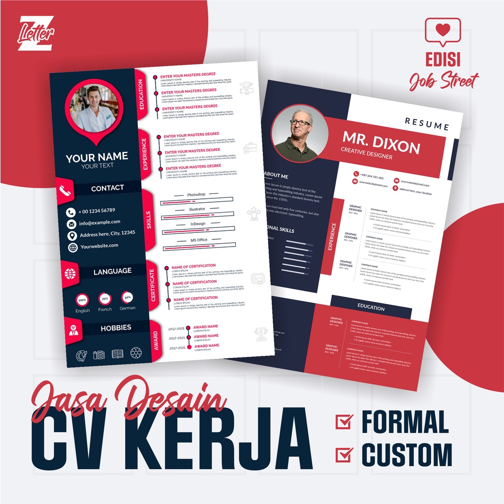 

DESAIN CV KERJA CURRICULUM VITAE, SURAT KERJA