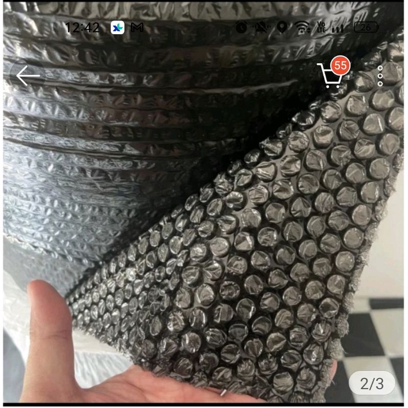 

packing bubble wrap tambahan