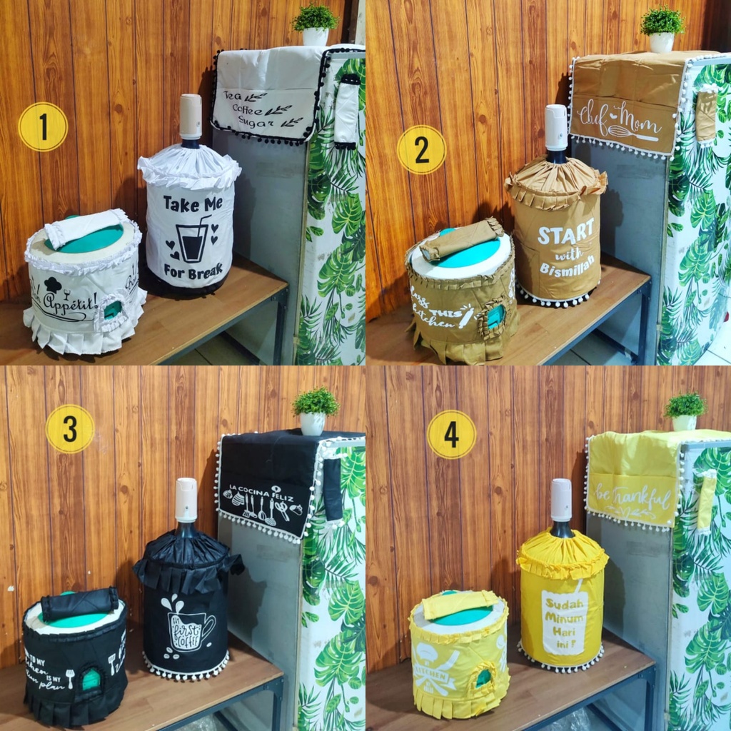 Shafiyyah.Sarban Cover GKM Galon Duduk, Kulkas, dan Magiccom Quotes