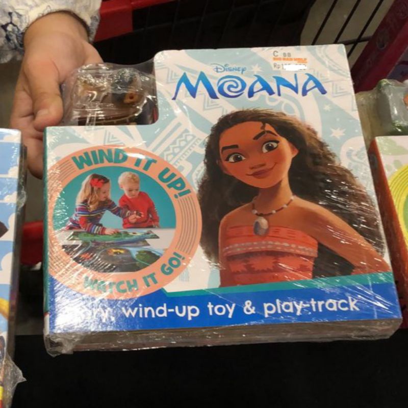 Disney Moana - Story, Wind up toy, play track book