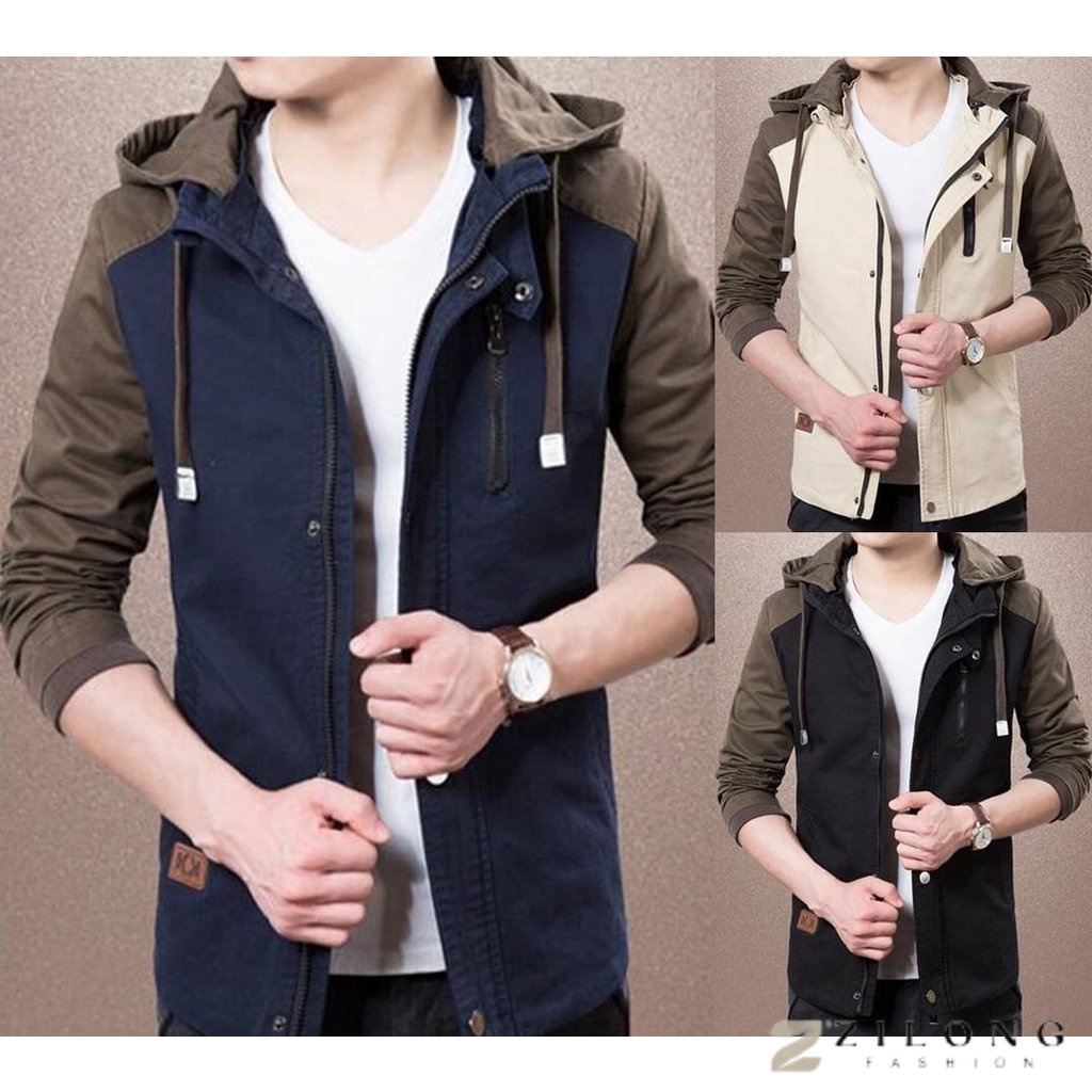 Zilong Canvas Bee - Jaket Import Casual Bahan Drill American Tebal Pria Jacket Keren Terbaru Murah P