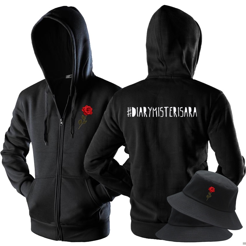 Jaket Hoodie Zipper Diary Misteri Sara Wijayanto