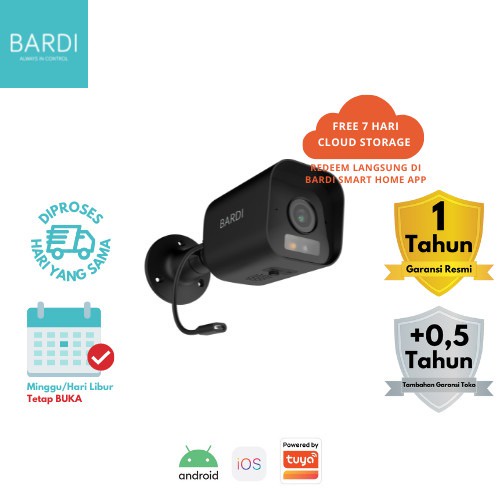 BARDI Smart IP65 Camera Outdoor STC Lite Version STC 1080p waterproof