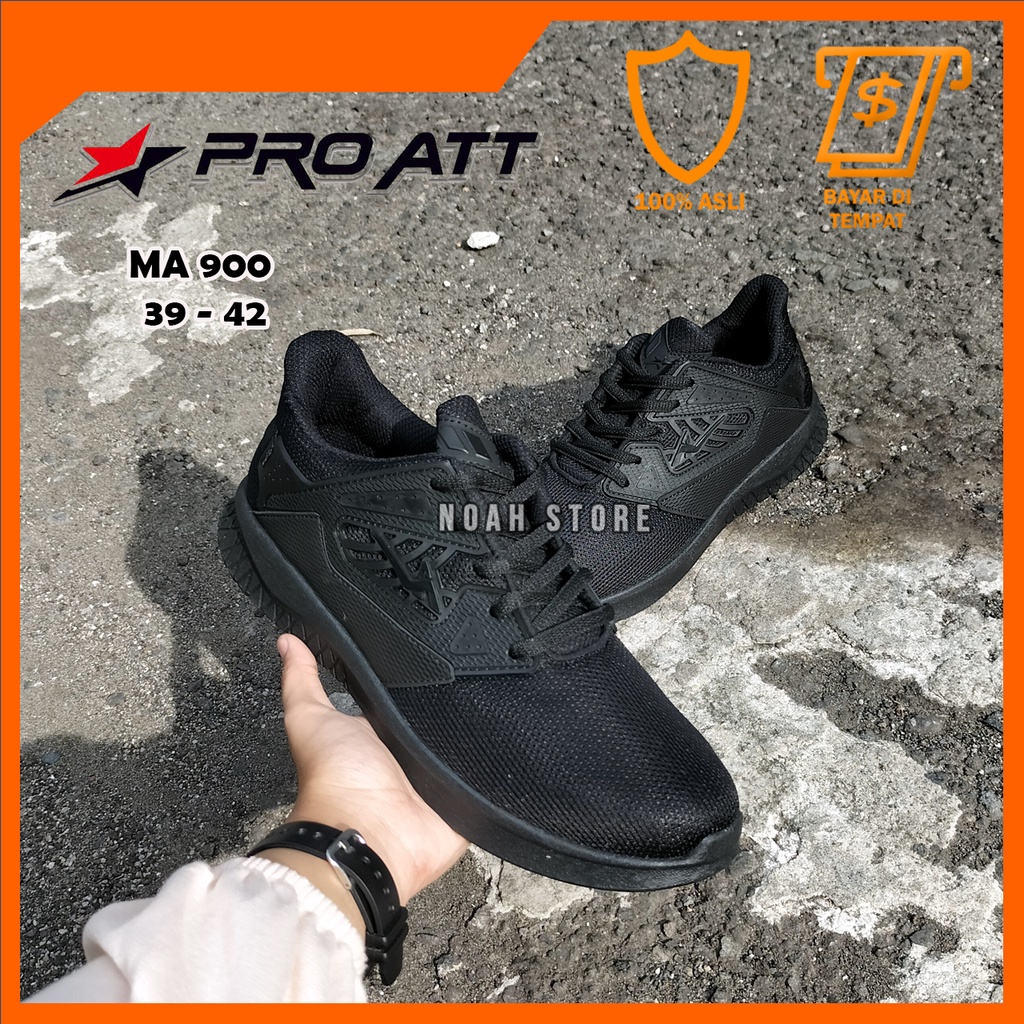 NOAH - Sepatu Sekolah Anak PRO ATT MA 900 35 - 42 / Sepatu Sekolah Hitam / Sepatu Sneakers Anak / Se