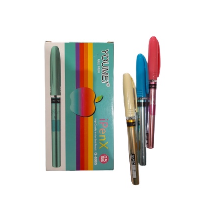 

BOLPEN GEL YOUMEI 0.5 mm WARNA HITAM (PCS)