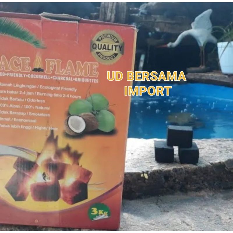 arang batok kelapa charcoal aceflame premium