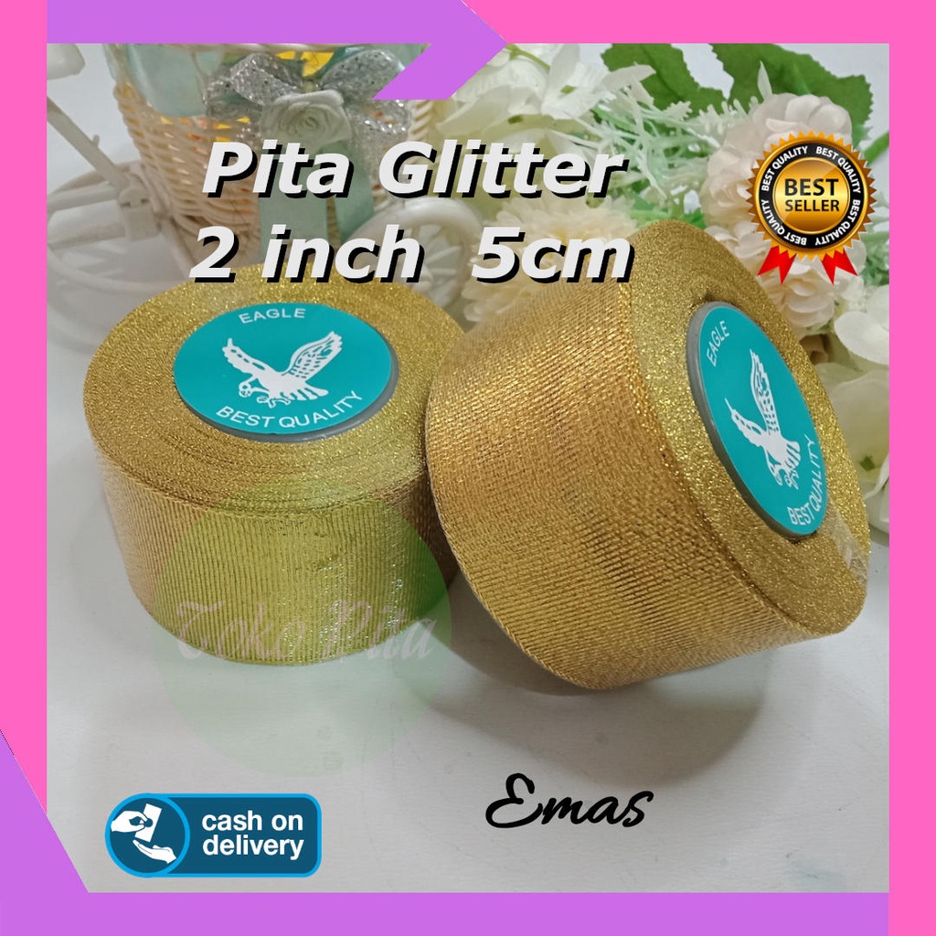 

Pita Glitter 2 inch / 5cm per roll