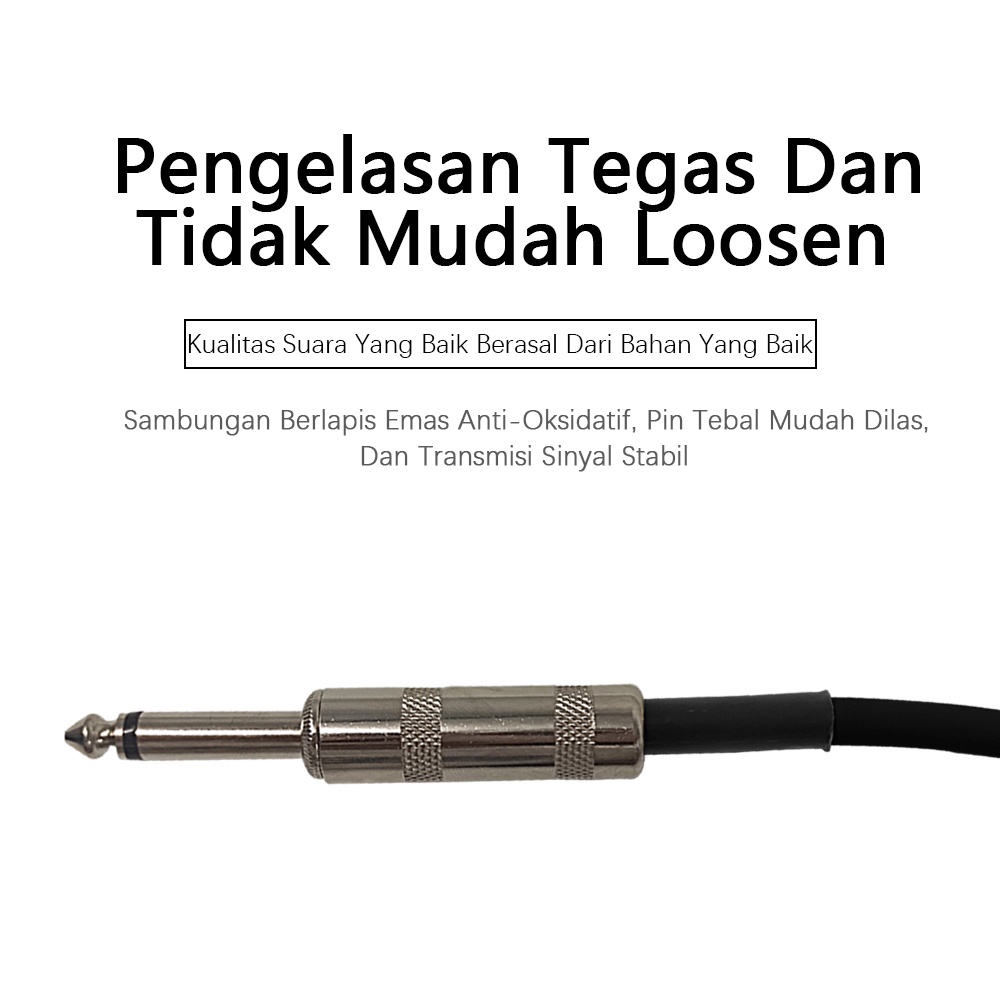 Kabel Jack Acouway 3 Meter 6 Meter Vintage Tegangan Listrik Gitar Kable Bass Gitar Cable KPengurangan Kebisinganotak Listrik Kabel Audio Kabe