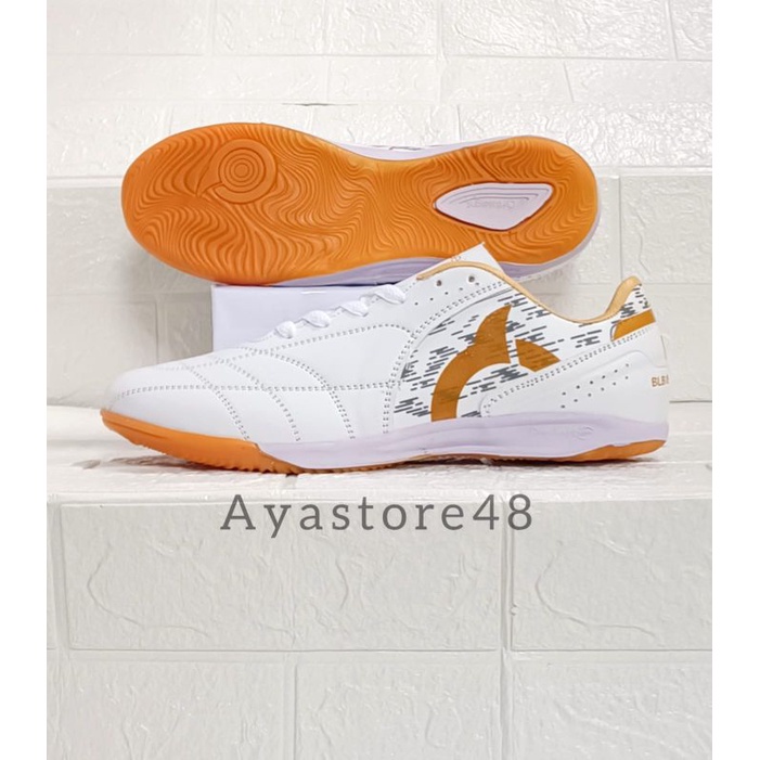 TERBARU  SEPATU FUTSAL ORTUS BLB PUTIH CREM