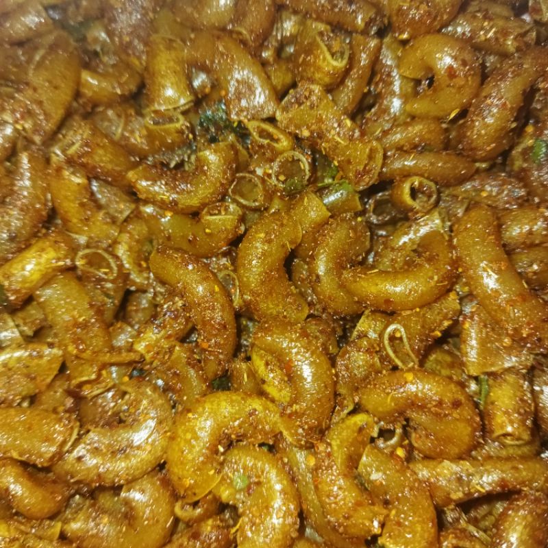 

makaroni bantet pedas gurih daun jeruk 500g