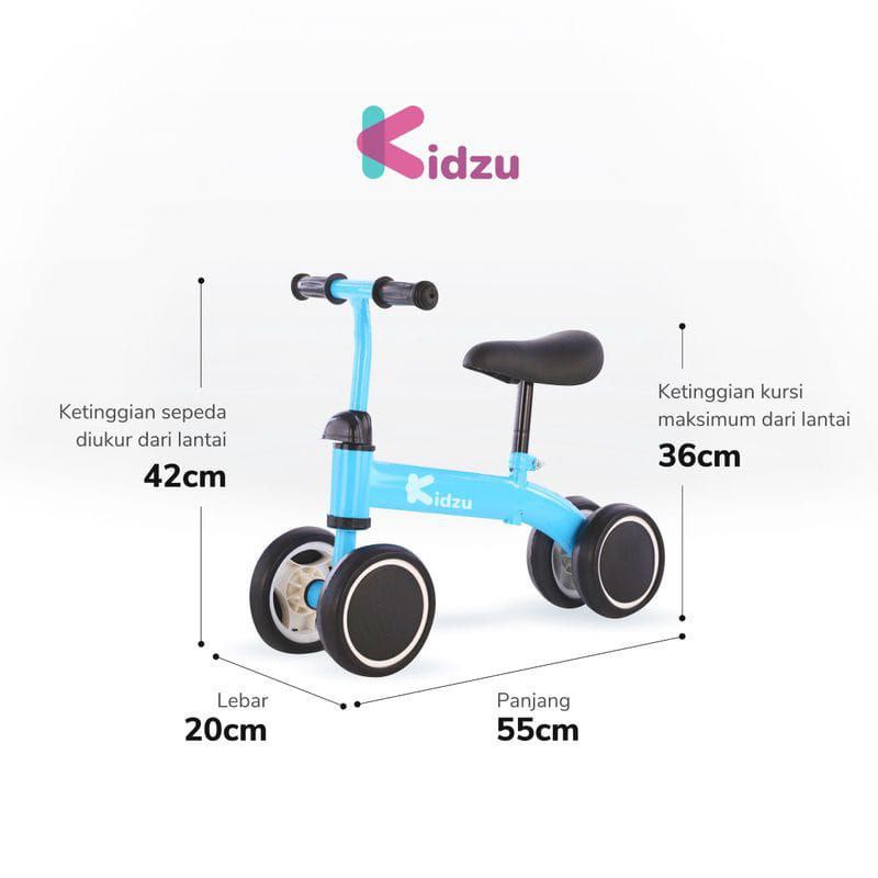Balance Bike Sepeda Keseimbangan Anak KIDZU &amp; ET 2008