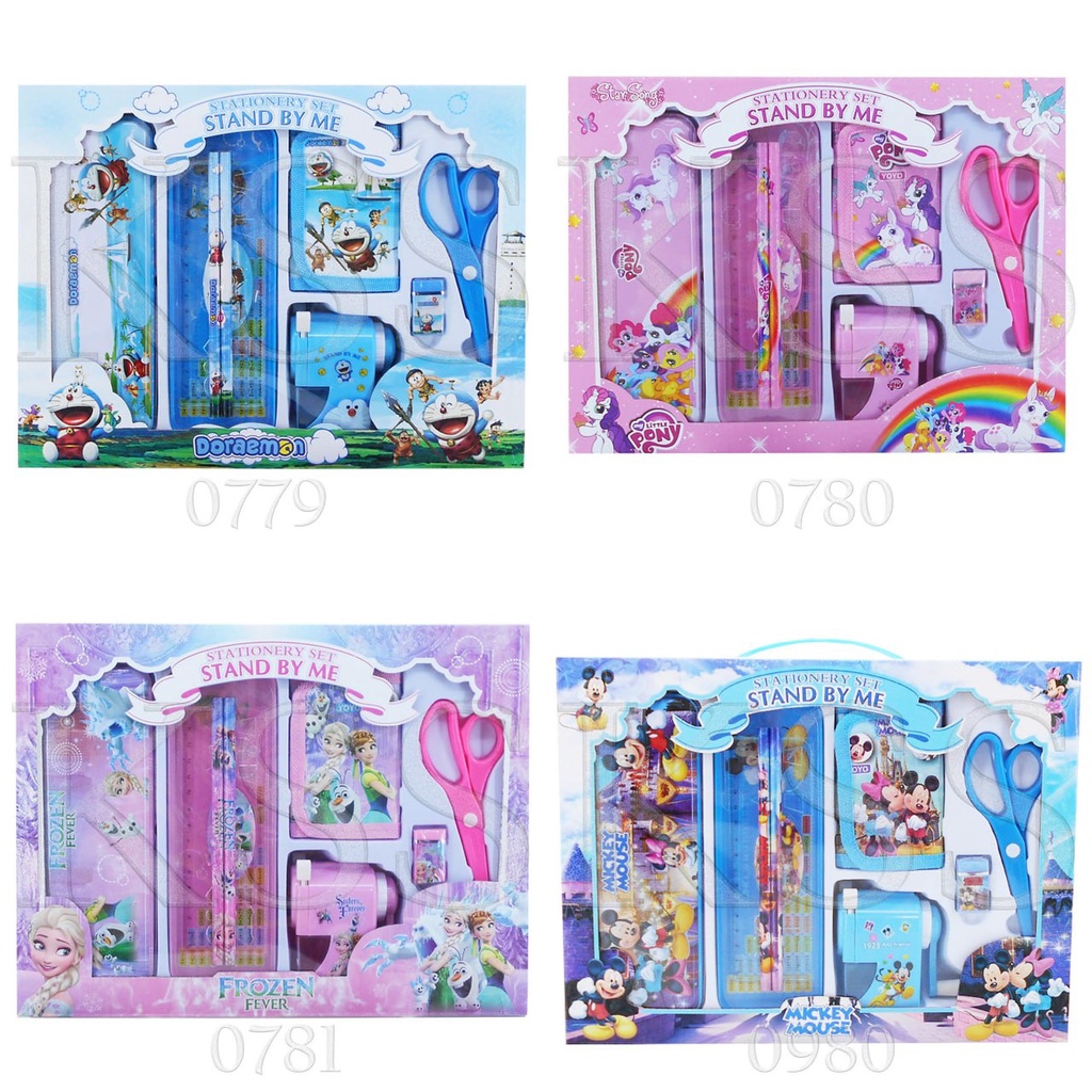 

WM - Stationery Set Lengkap Dengan Pengerot Pensil Keren