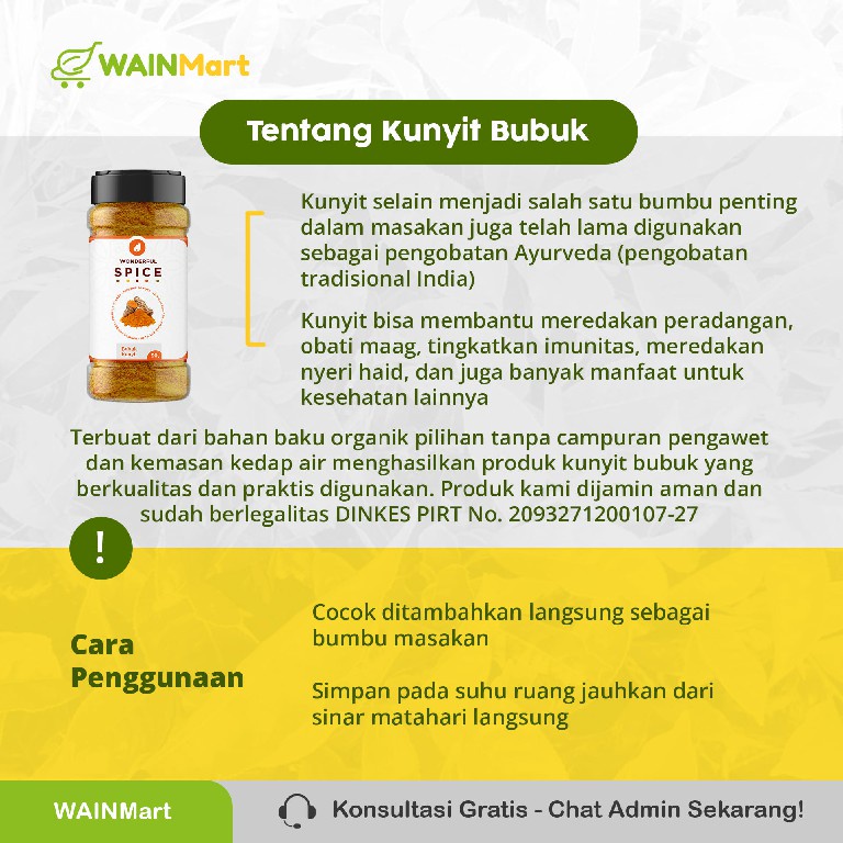 PREMIUM Bumbu Dapur Bubuk Lengkap Rempah Organik Premium Halal Instan Bumbu Rempah Bubuk Terlengkap Bawang Putih Garam Himalaya Bubuk Kunyit Lada Hitam Lada Putih Chia Seeds Bubuk Kunit