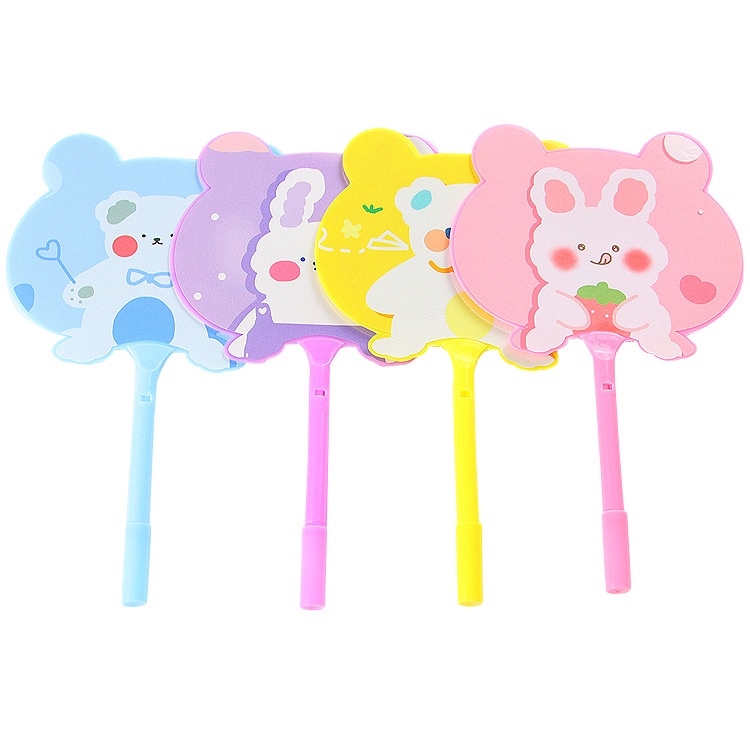 ♚𝐓𝐒 𝟗𝟎𝟗♚Pulpen Kipas Karakter Bear Pena Kipas Motif Beruang Souvenir Lucu