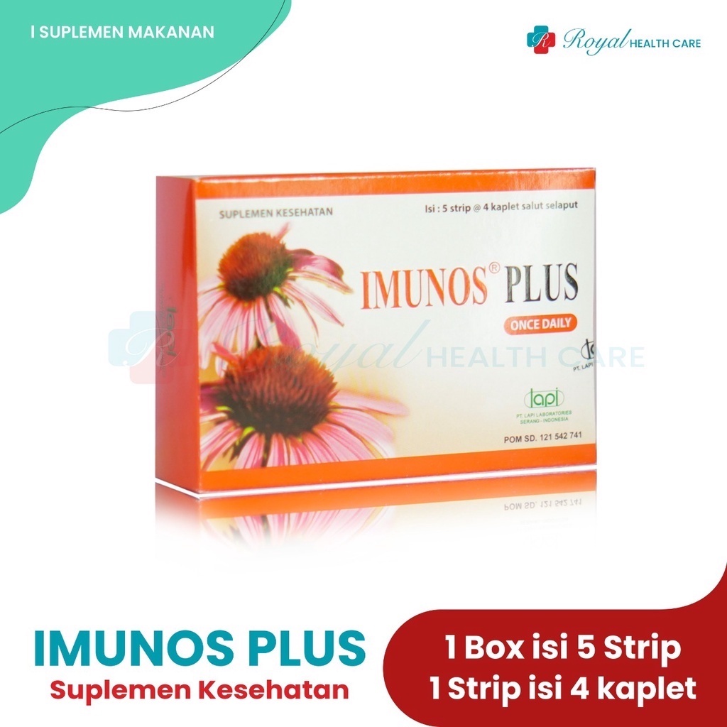 IMUNOS PLUS BOX 20 Tablet Membantu Memelihara Daya Tahan Tubuh