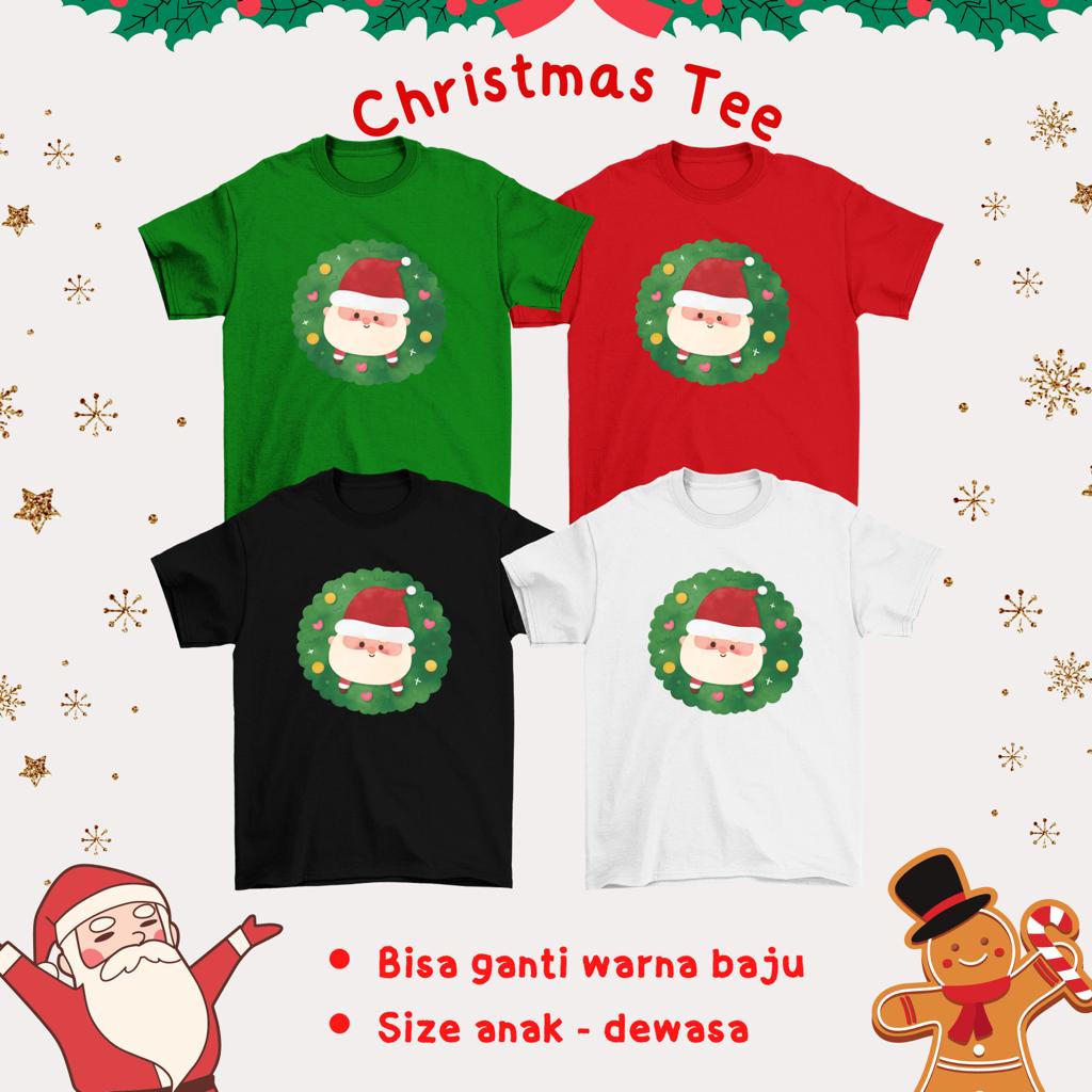 BAJU KAOS NATAL COUPLE KELUARGA ACARA CHRISTMAS HADIAH GIFT UNISEX