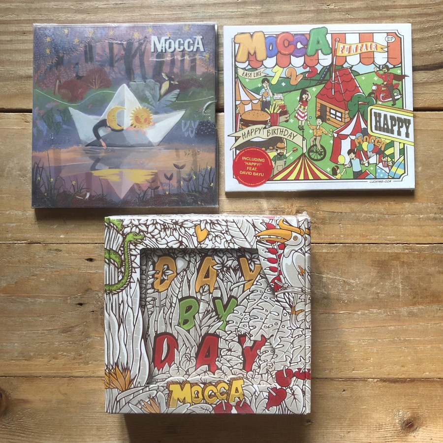Bundle 3 CD Lokal Mocca - Day By Day ( Deluxe ) + Lima ( Deluxe ) + Funfair CD Original
