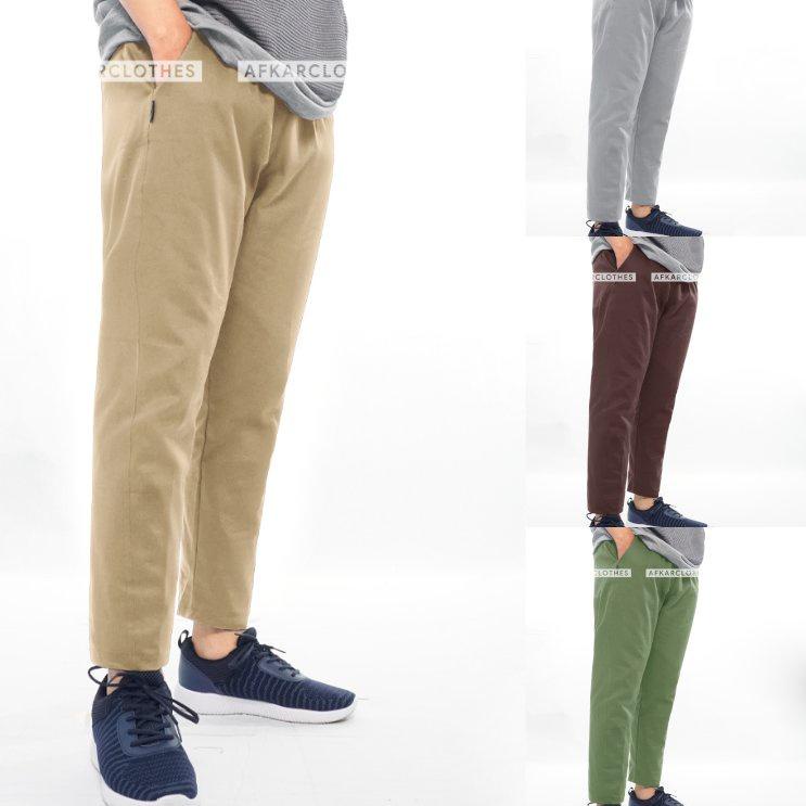 SGI.11De22ᵞ ▪ Celana Sirwal Pensil Slim Fit Pria Simpel Kasual SBA AFKAR