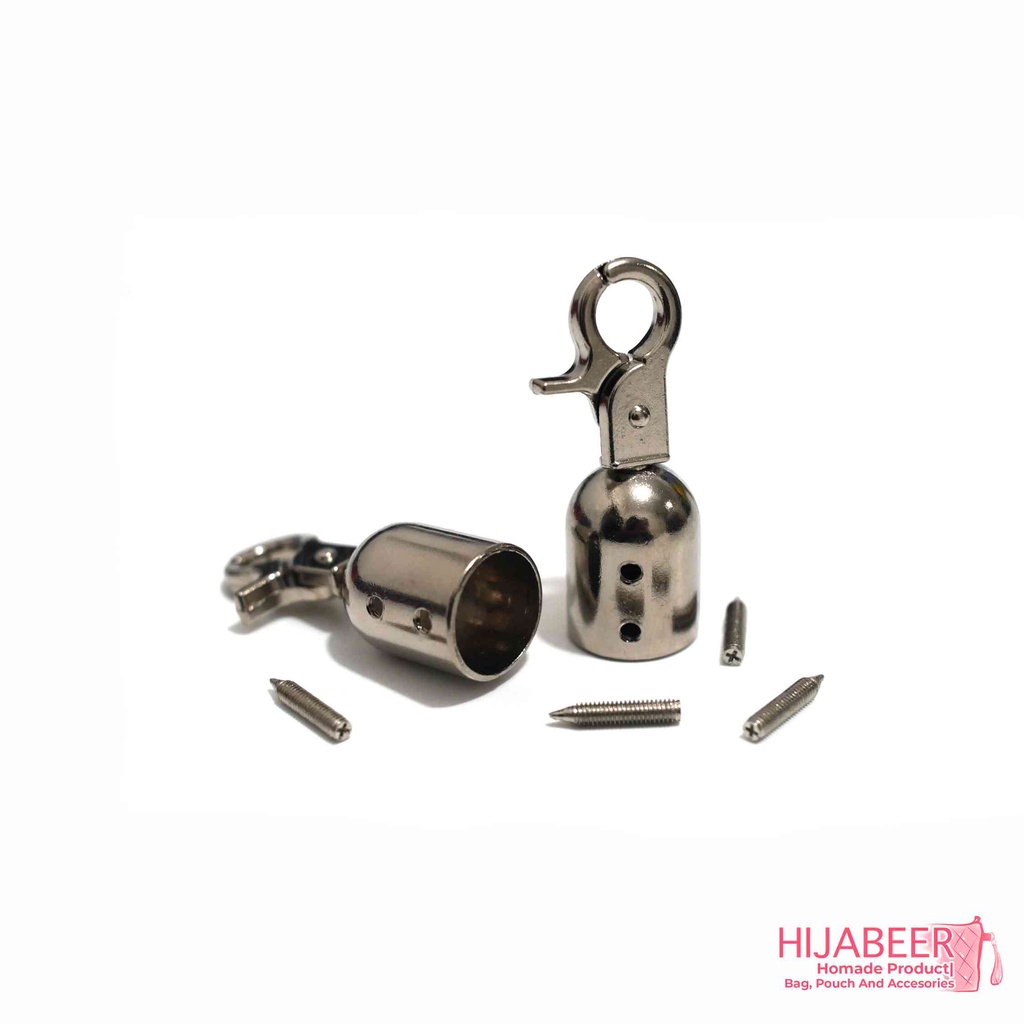 Pengait Lonceng Nikel Diameter 1,5cm Cantolan /2pcs