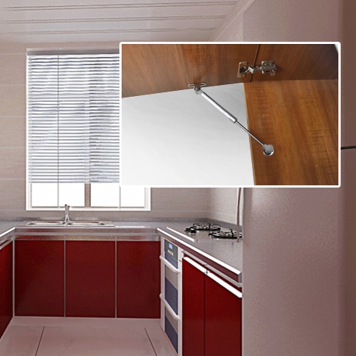 Gas Spring 100N Hidrolik Pegas Bagasi Jok Motor Pintu Lemari Kitchen Set Kabinet Door Closer 100 N Universal Hidrolis 10KG Lift Support Penahan Buka Tutup Slow Panjang 270CM 100 derajat Gas Strut Shock Engsel Penyangga Penahan Hidrolik Automatis Otomatis