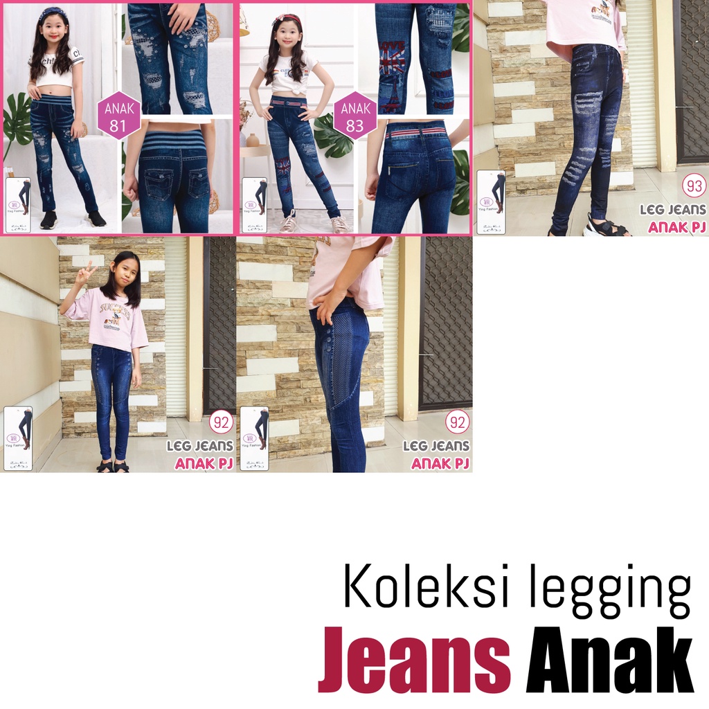 Legging Jeans anak # 67 / Legging anak / legging jeans import / LEGGING ANAK