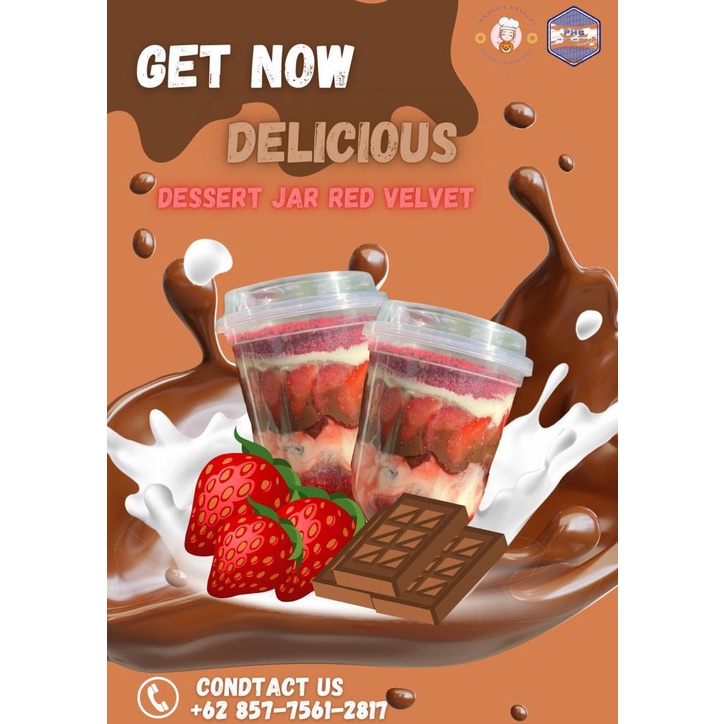 

Dessert Jar | Varian Oreo dan Red Velvet