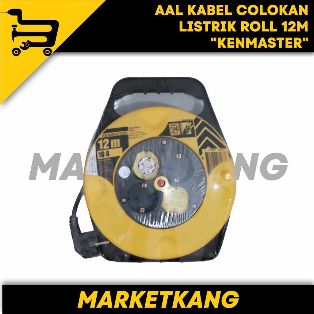 KABEL COLOKAN LISTRIK ROLL 12M "KENMASTER"