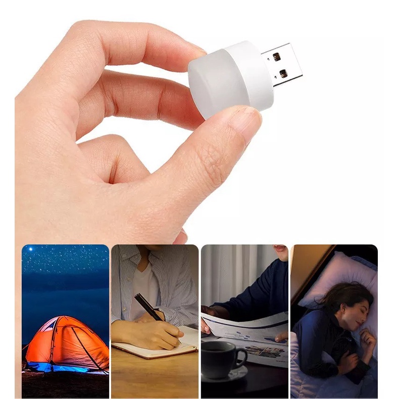 AVVET Lampu Led USB Mini Portable Lampu Baca Lampu Tidur Lampu Travel Mini Light USB