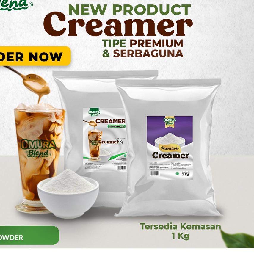 

Barang Baru Bubuk Creamer / Krimer Premium & serbaguna Omura Blend 1 KG''