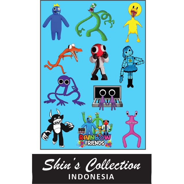 

Sticker stiker murah anti air Rainbow Friends 1 pc