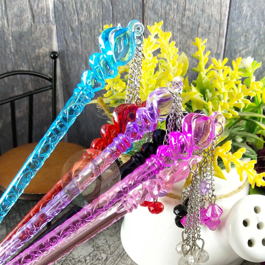 [COD] Tusuk Konde Jepang Korea Kpop China Sanggul Cepol Hairbun Hair Stick Imlek Sincia Mandarin