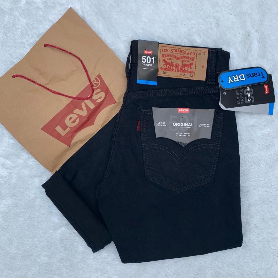 [X-E8E] ] celana jeans 501 hitam original jeans hitam 501 celana jeans hitam original-bisa cod