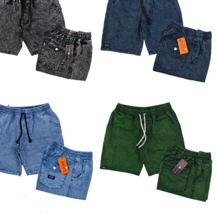 [BISA COD] Celana Jeans Pendek / Kolor Jeans / Jeans Kolor