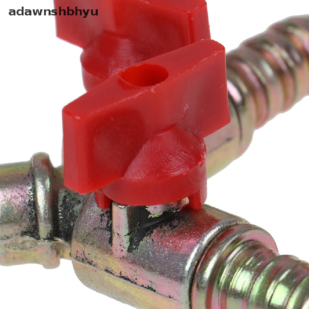 Ball Valve Shut Off adawnshbhyu Y Type 3arah Dengan Klem Fitg Selang Barb Fuel Gas 8MM ID