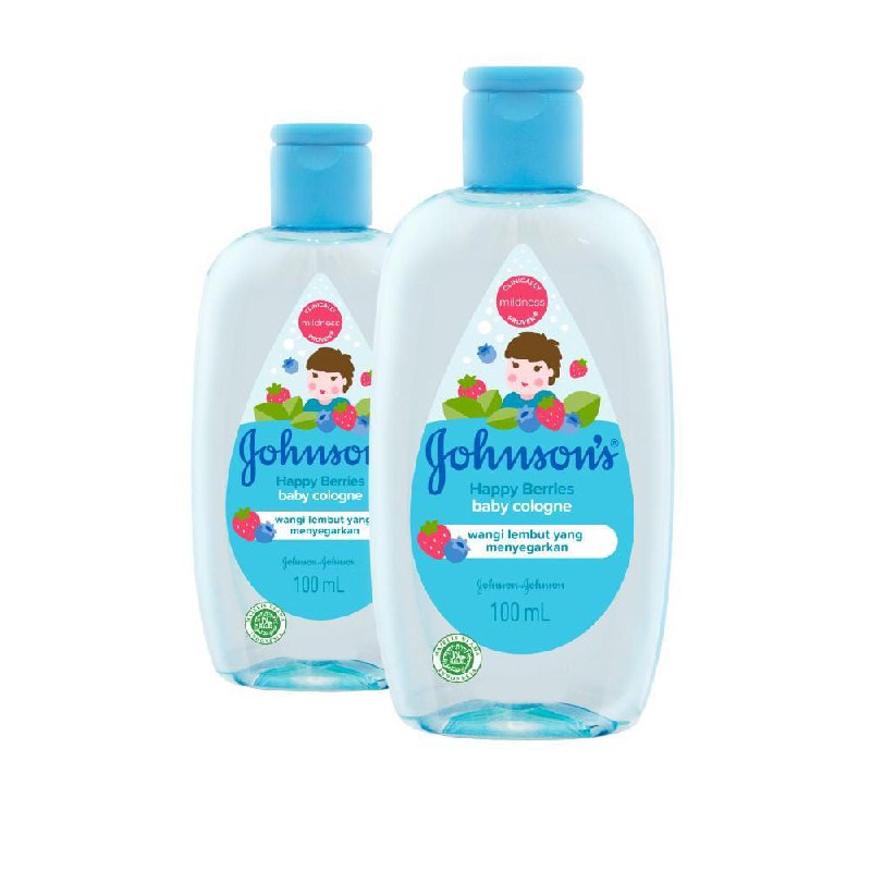 JOHNSON'S HAPPY BERRIES BABY COLOGNE - MINYAK WANGI BAYI 100ML