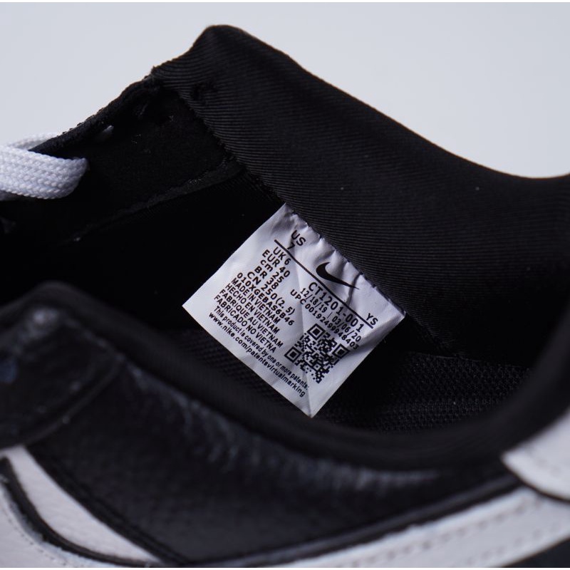 Sepatu Nike Air Force 1 Black White Panda