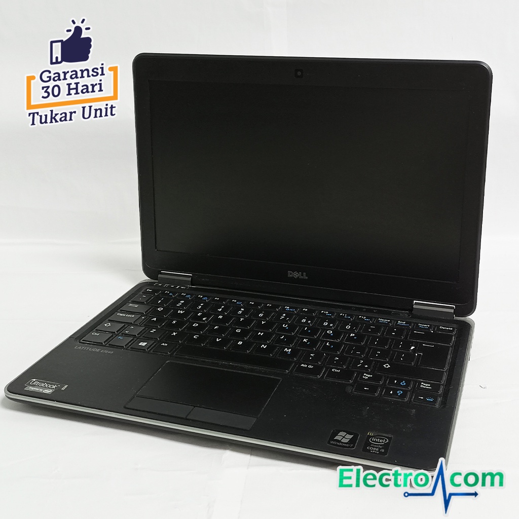 Laptop Dell Latitude E7240 Core i7 Gen4 RAM 8GB SSD 256GB SLIM