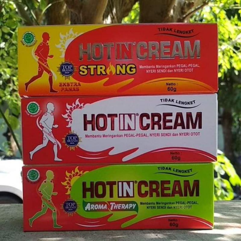 HOT IN CREAM  kemasan 60 gram tube