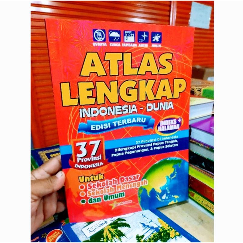 Jual ATLAS LENGKAP INDONESIA DUNIA EDISI TERBARU 37 PRPINSI | Shopee ...