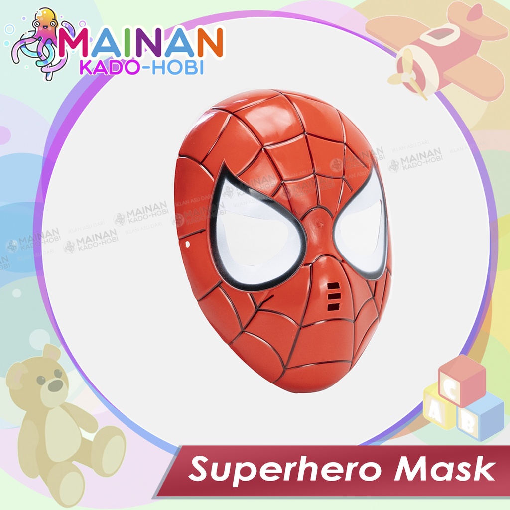 MAINAN ANAK MASK TOPENG SUPERHERO AVENGERS SPIDERMAN